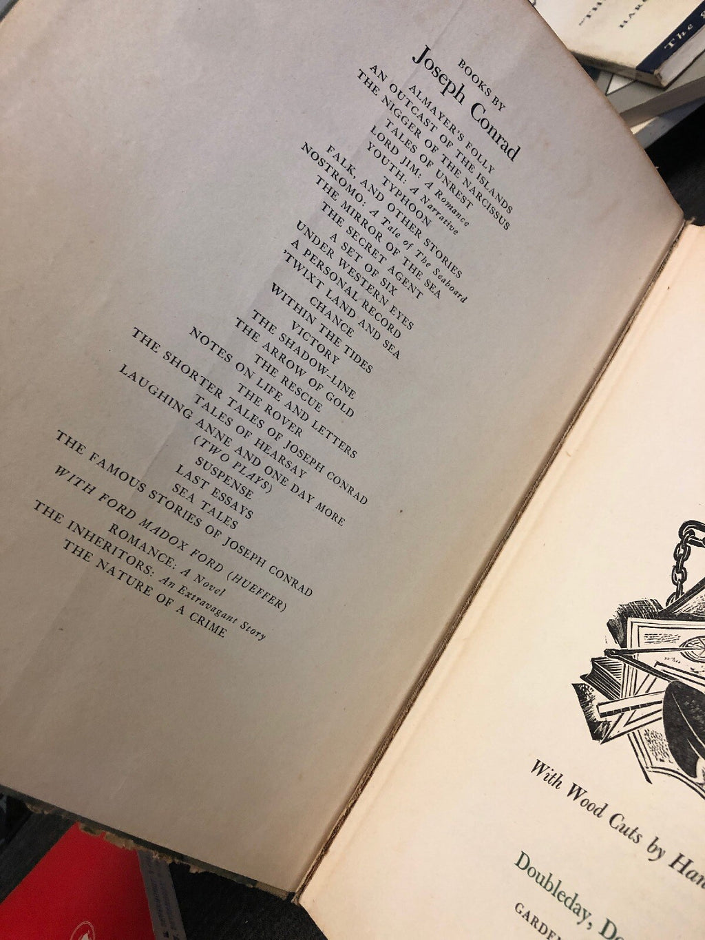 A Conrad Argosy: Books By Joseph Conrad 1942 Hardcover3