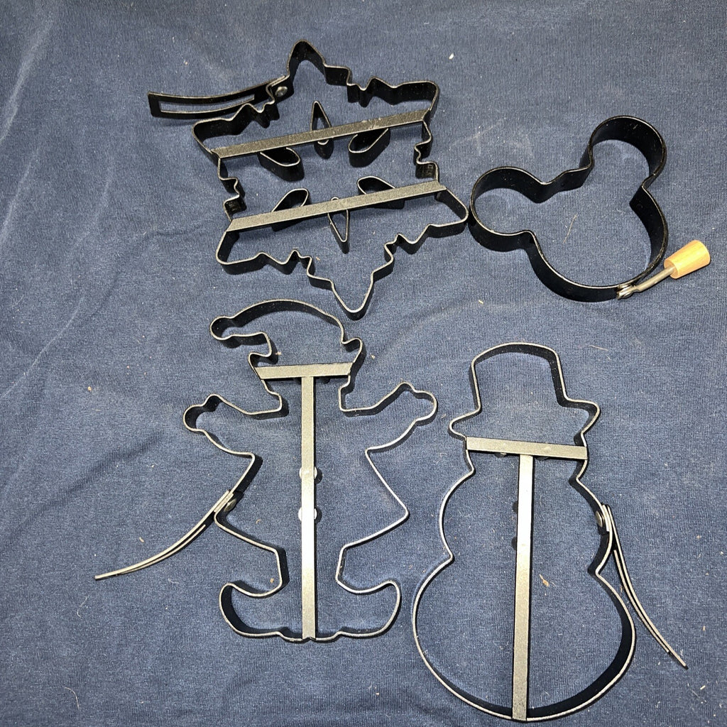 Lot 3 Vintage Christmas Cookie Cutters 1 Mickey Mouse Cookie Cutters5
