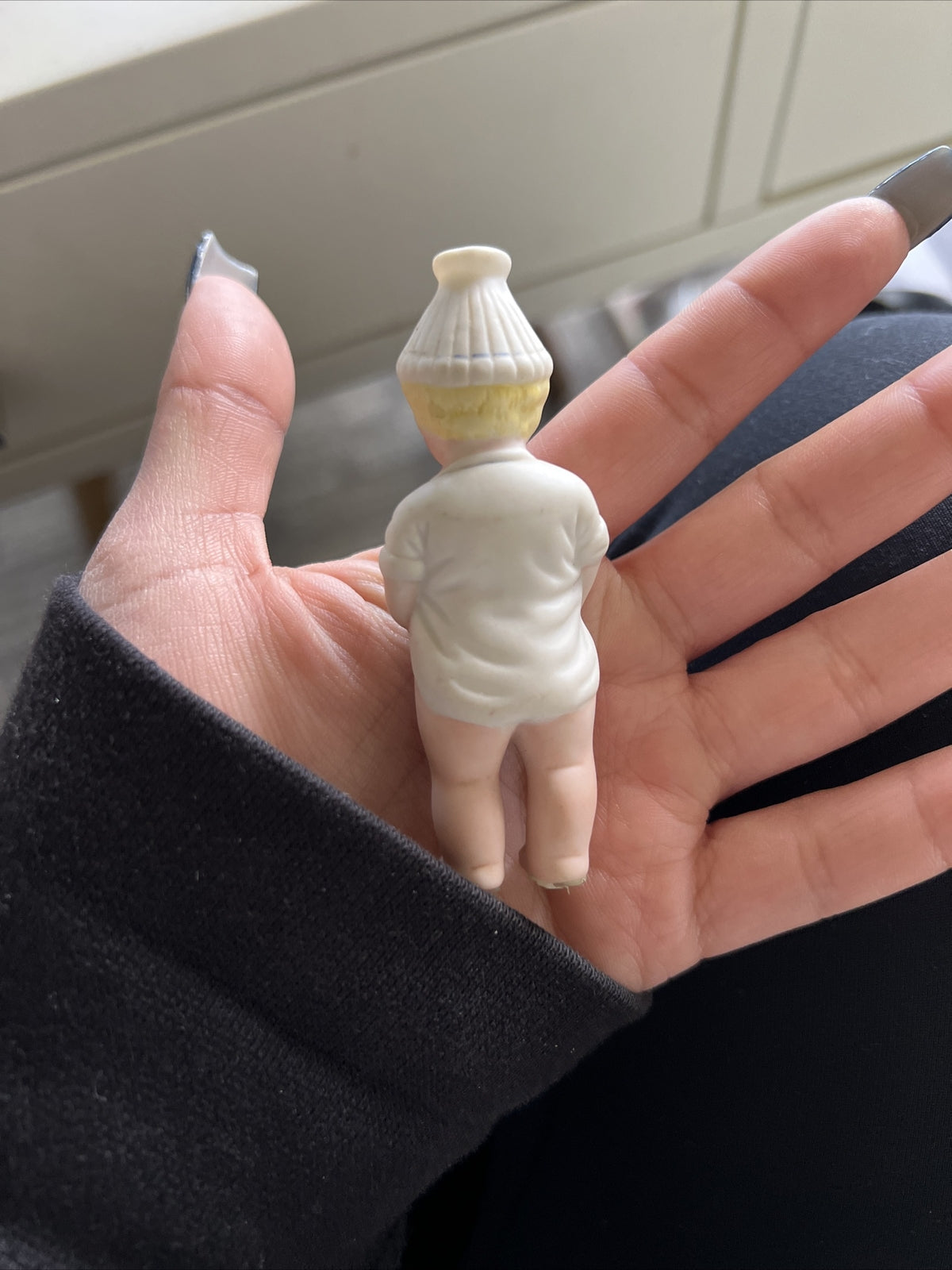 3” Antique German Bisque Naughty Character Boy “ Pee Pee “ Figure Unique8