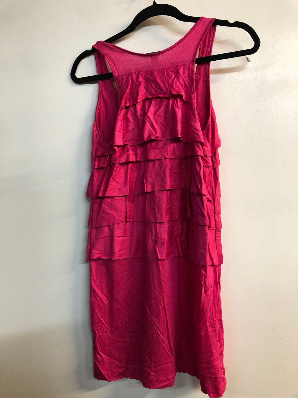 NWT Banana Republic Pink Ruffle Sleeveless Dress Sz S Small2