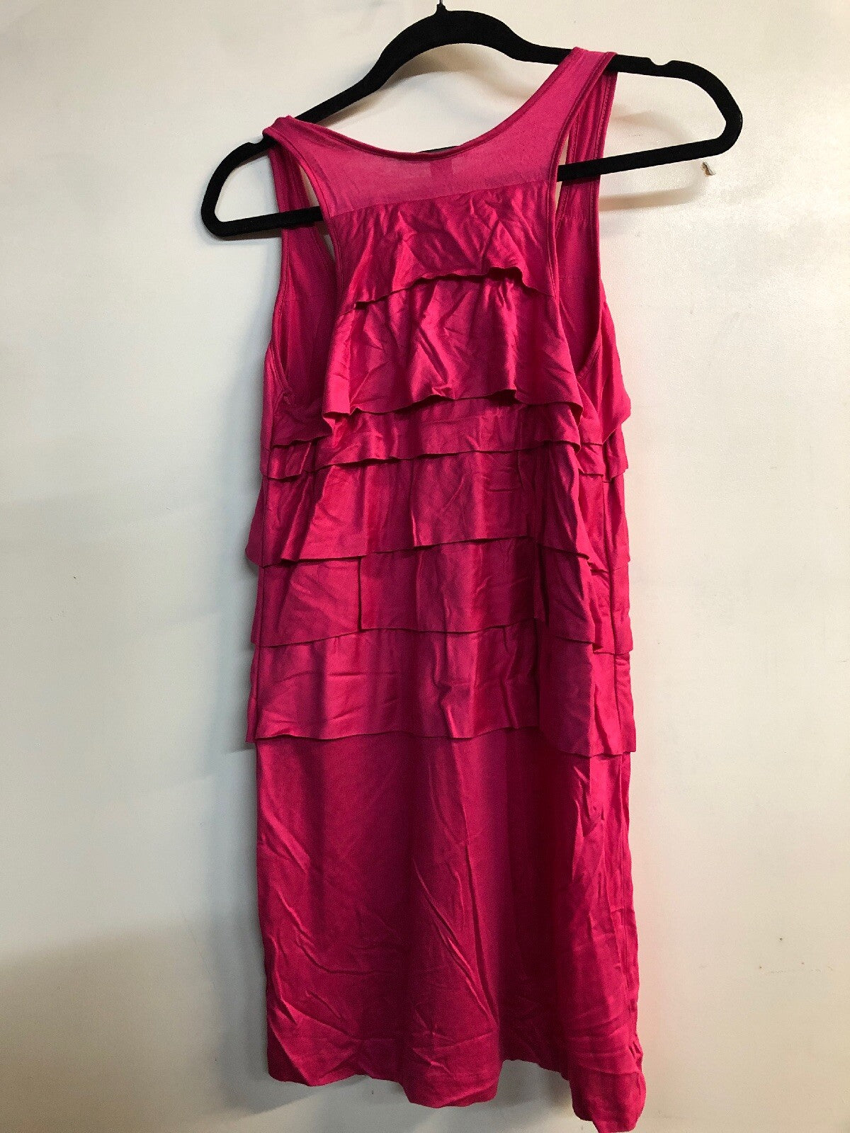 NWT Banana Republic Pink Ruffle Sleeveless Dress Sz S Small2