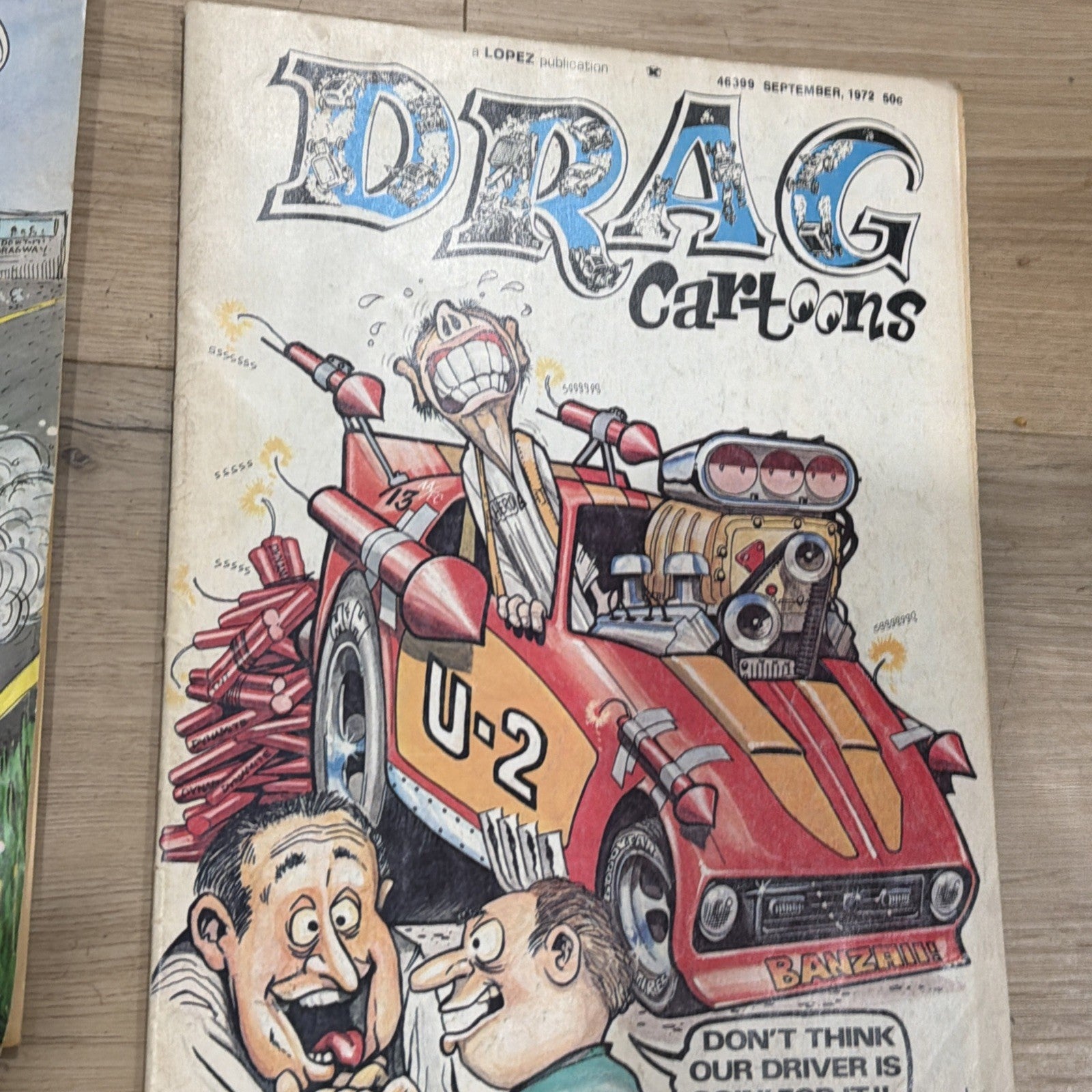 LOT of 3 Different Pete Millar's DRAG CARtoons Magazine Comics 1960s #8 #28 19723