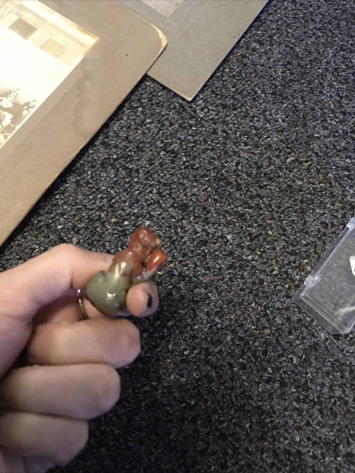 Hand carved Jade Bear Figures4