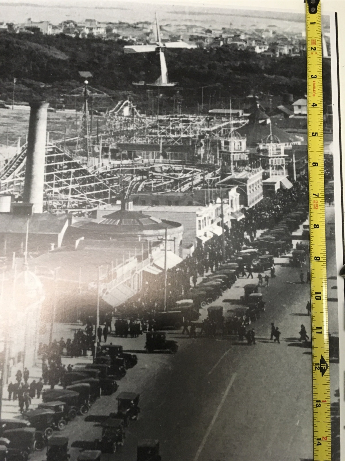 ANTIQUE UNUSUAL CLASSIC CAR COACH L BOARDWALK Vintage  PHOTO Poster 16x203