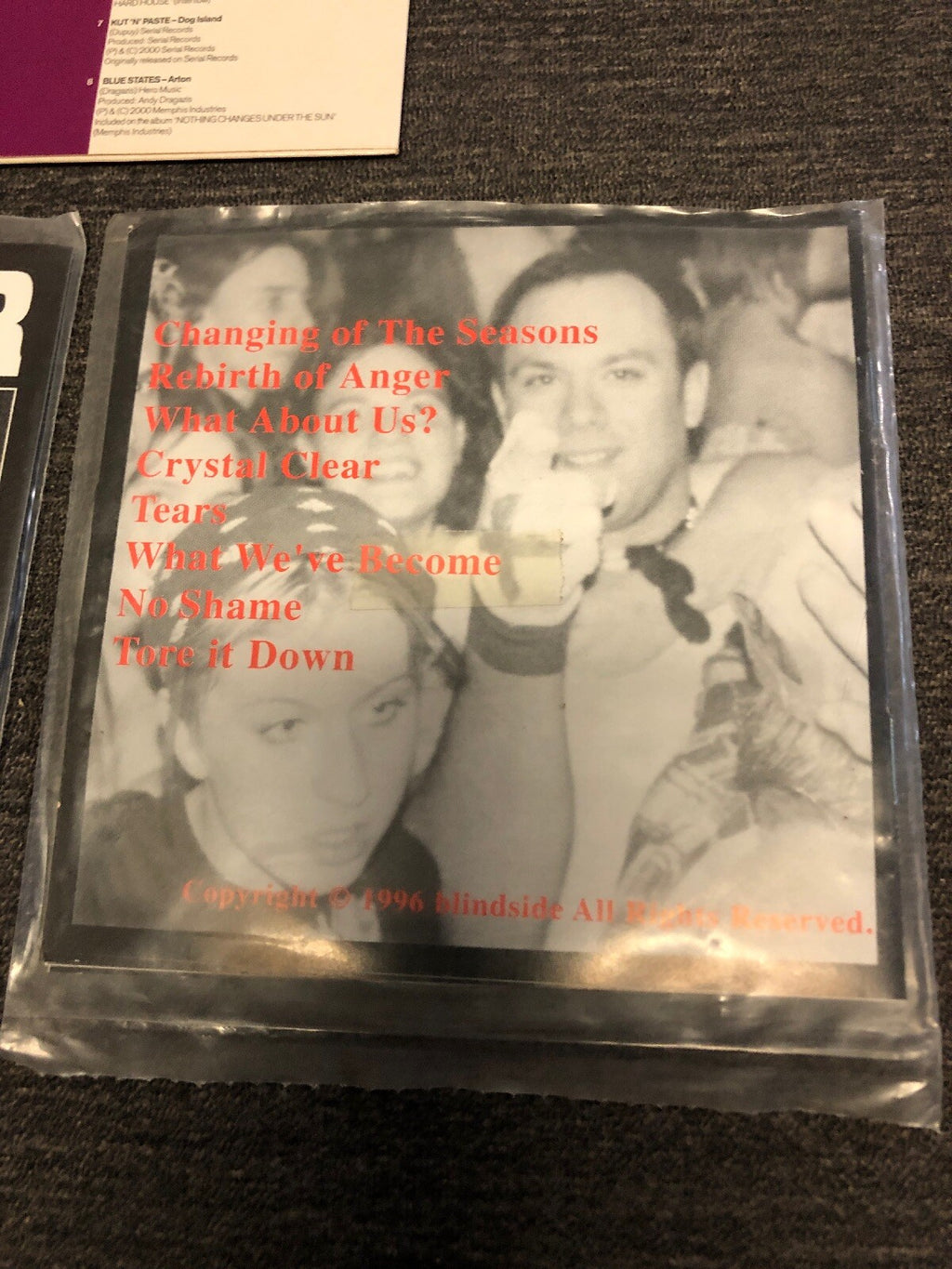 Lot Of 5 Artist:  Marilyn Manson, Figure Four, Musik 3 Facedown, Blindside Rock1