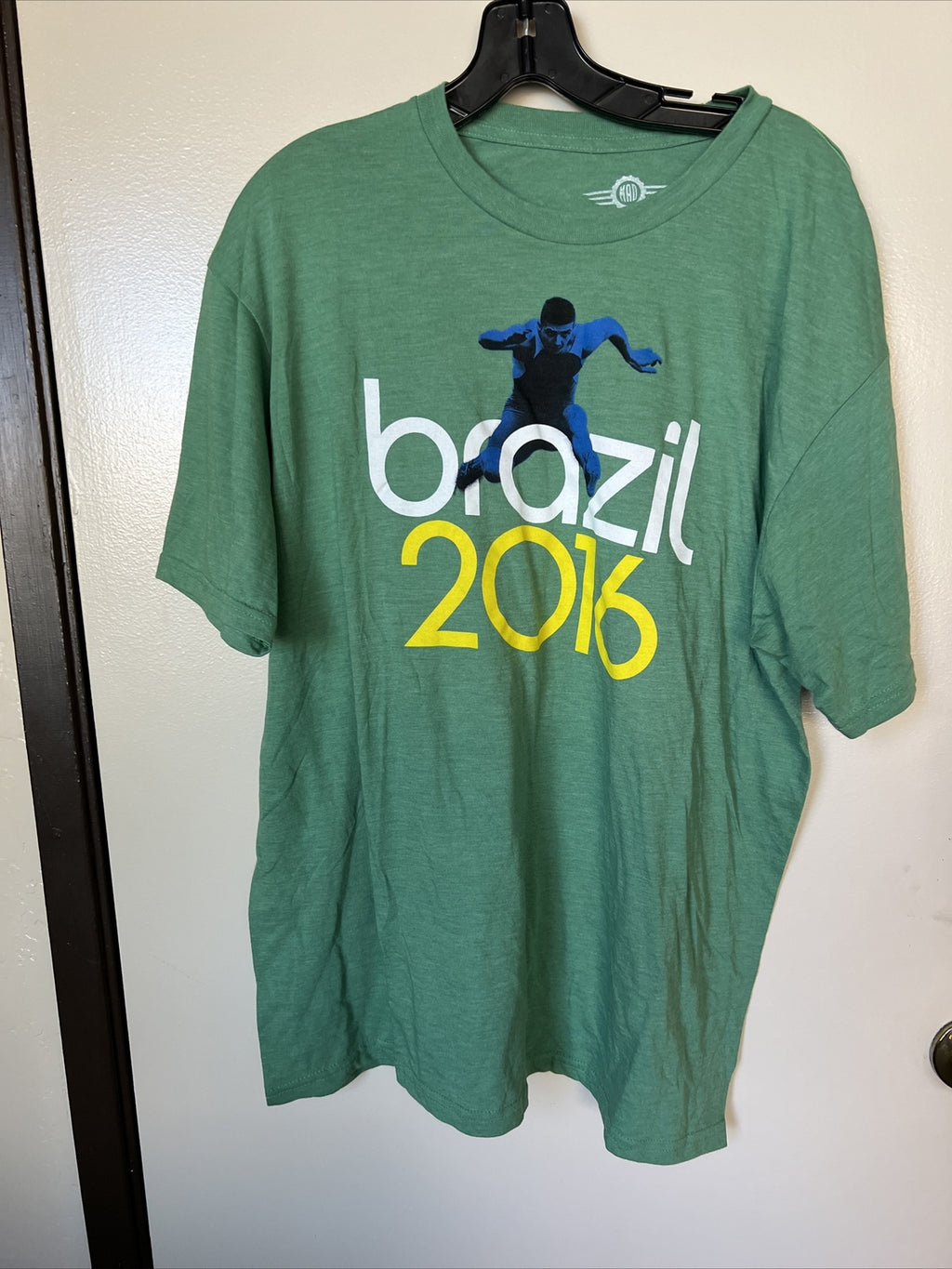 Brazil 2016 Soccer Mens T-Shirt Size XL , Green0