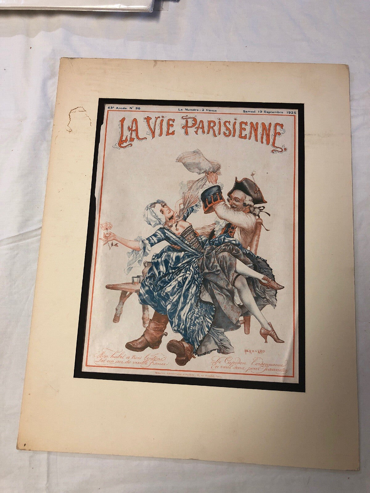 1925 Art Deco La Vie Parisienne magazine gorgeous Brunelleschi De Cupidon Paris0