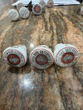 3 Pre-Prohibition Porcelain Beer Bottle Stopper Enterprise Brewing San Francisco0