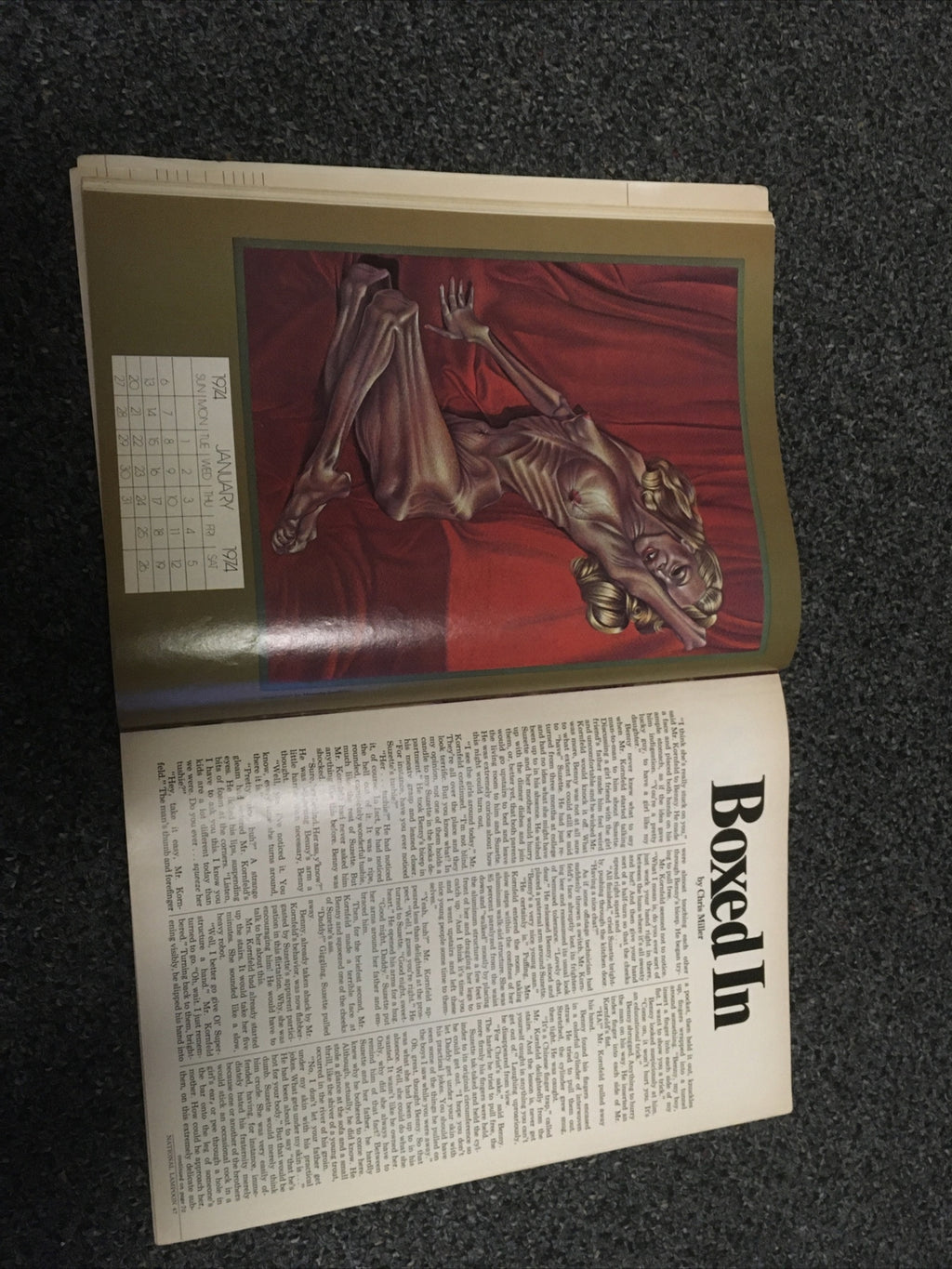 National Lampoon Magazine Feb 1974-  Marilyn Monroe - Gay Insert2