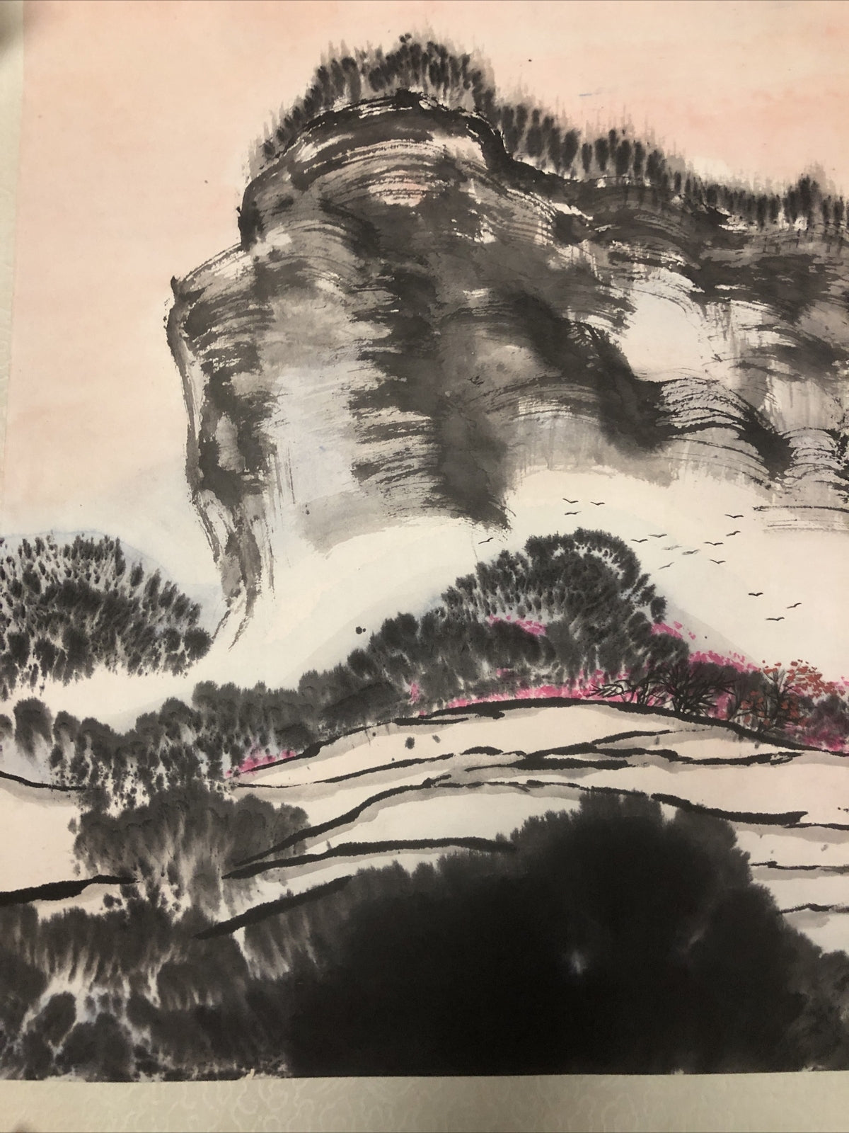 Lot 2: Vintage Japanese Scroll With Box Landscapes Signed Rolled8