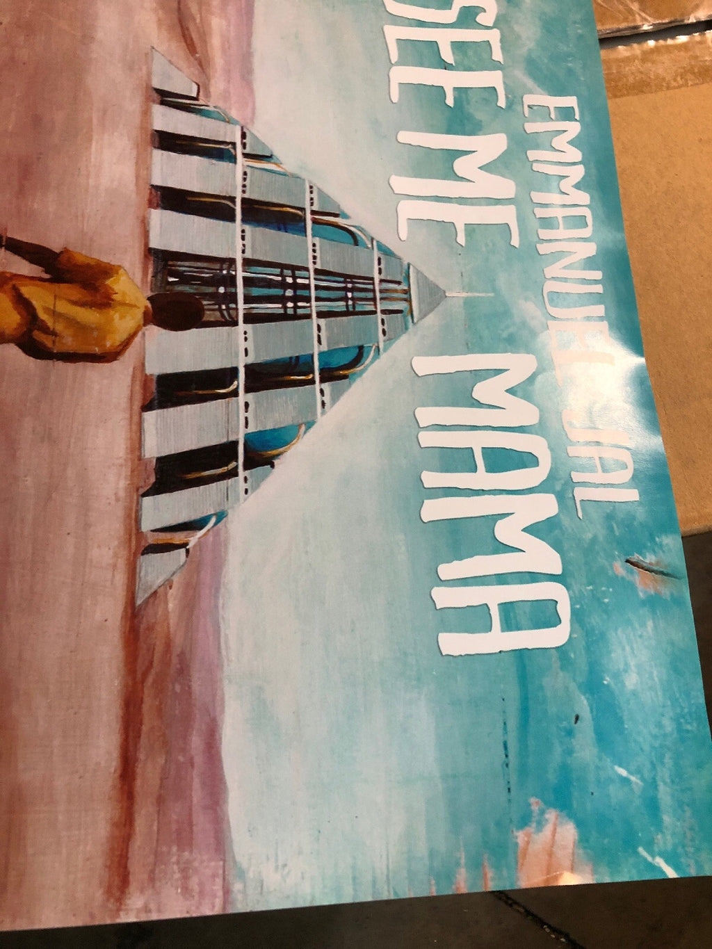EMMANUEL JAL - See Me Mama -poster - **Mint Condition** Gatwitch Records1
