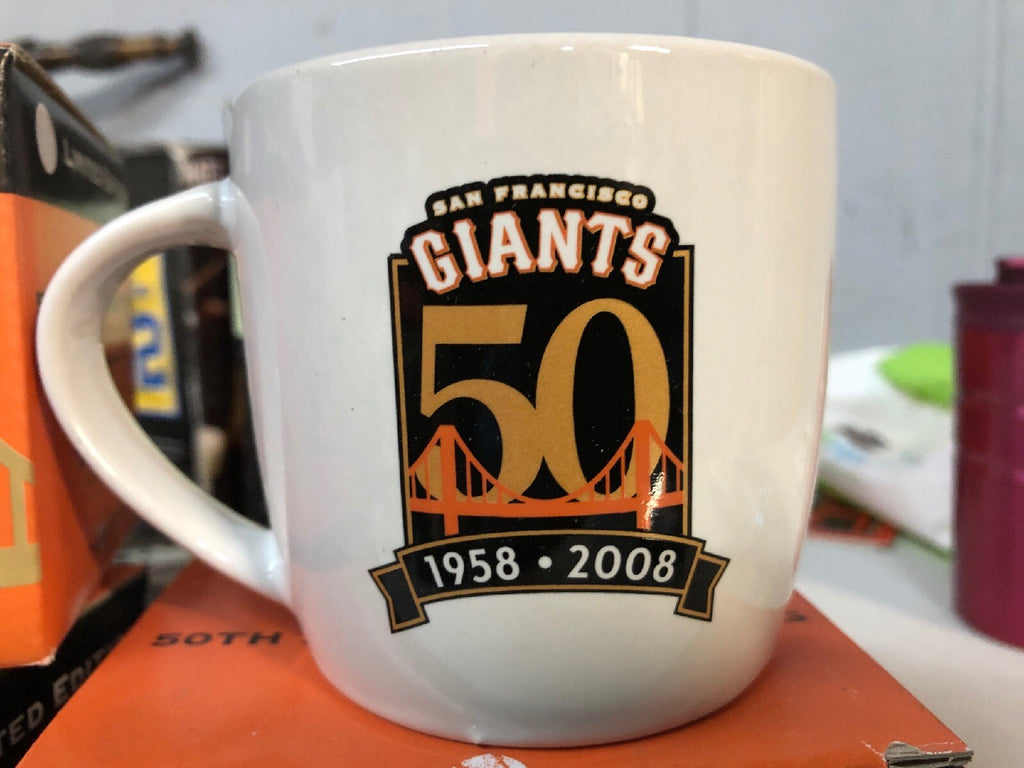 2008 San Francisco Giants SGA 50th Anniversary Commemorative Mug NIB1