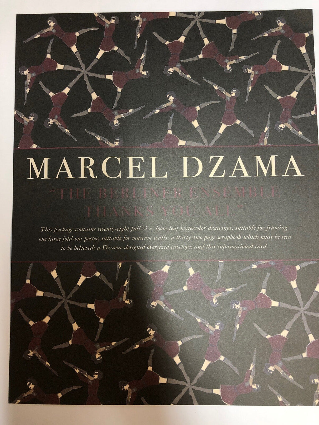 The Berliner Ensemble Thanks You All by Marcel Dzama Artwork/book/poster/2