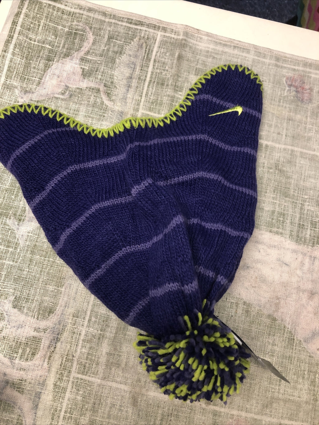 Nike Golf Beanie Purple/Green Women’s One Size Fits Most NOS2