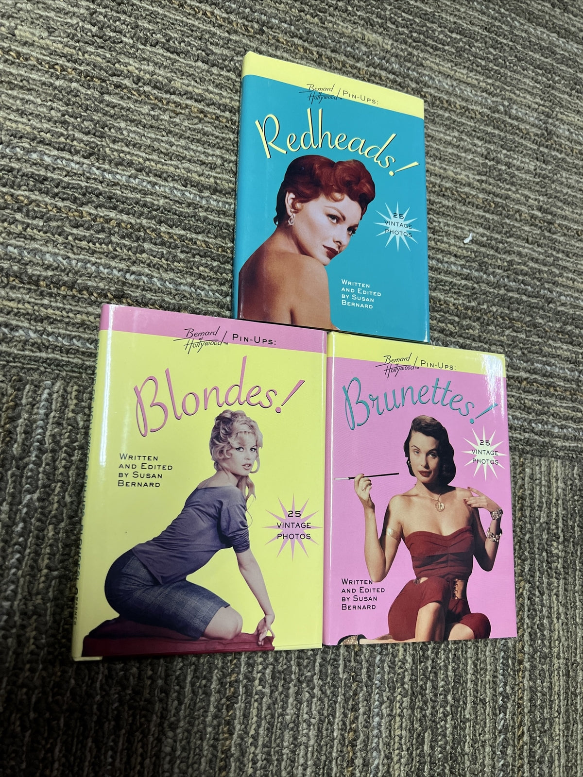 Bernard of Hollywood Pin Ups Blondes Redhead Beinettes Vintage Pin Up Girl Books0