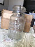 Antique Clear Ball Ideal Canning With Glass Tops July 14, 19080