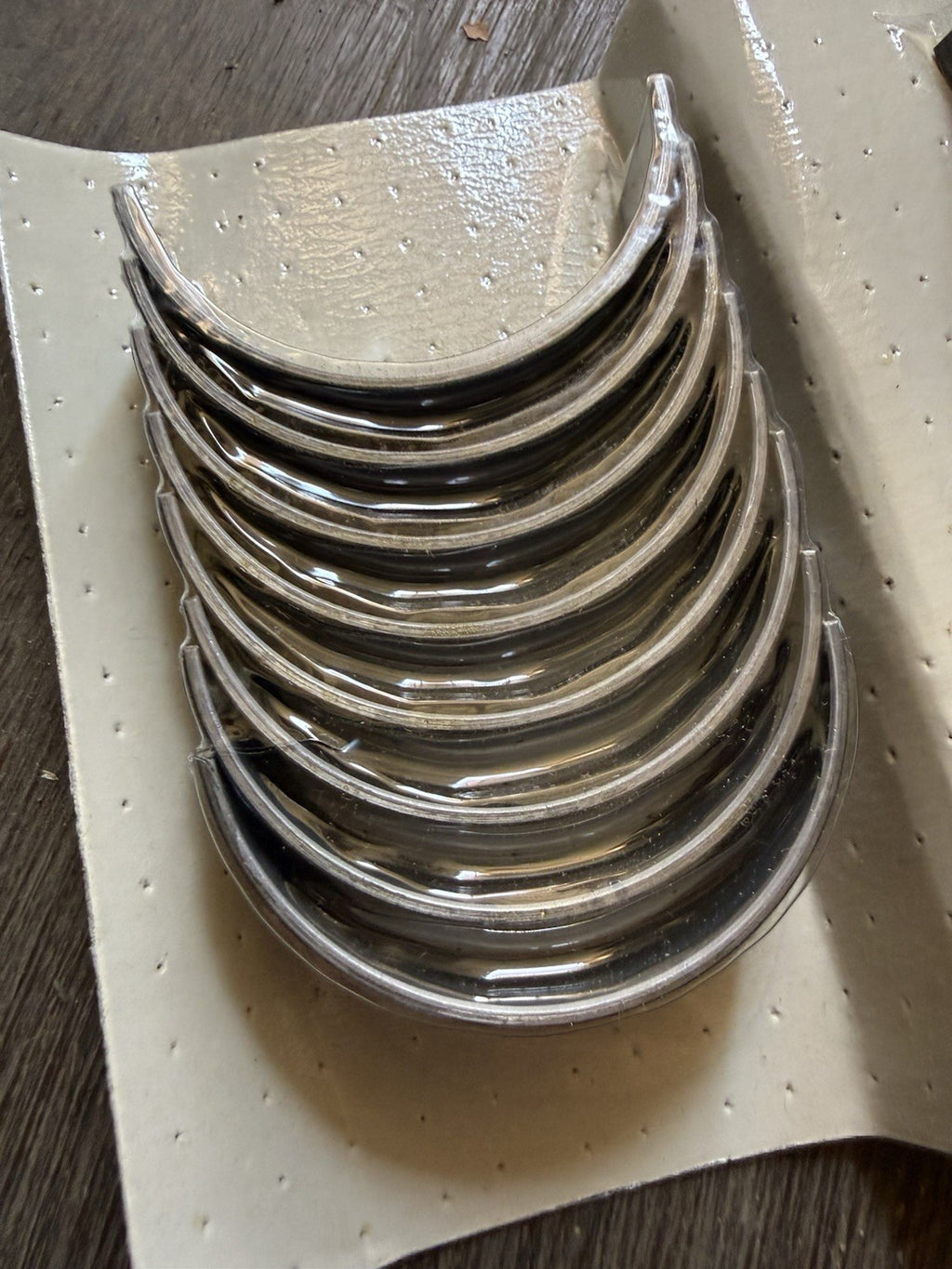 NOS Manley SBC Small Block Chevy Large Journal Rod Bearings Set 30468 .0014
