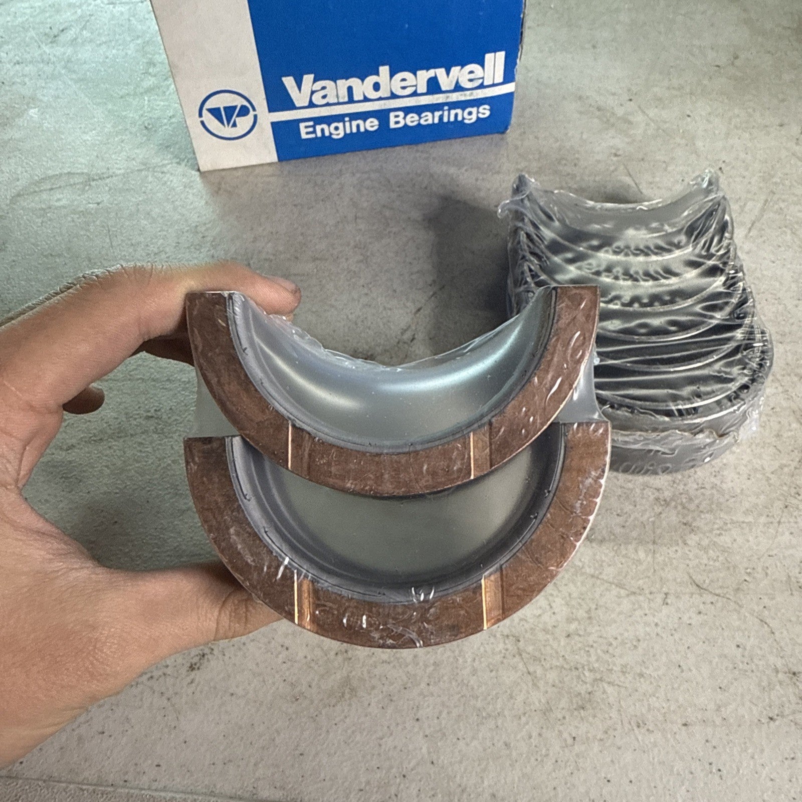 NOS Manley Performance Main Bearing Set, part number 33402-.020.1