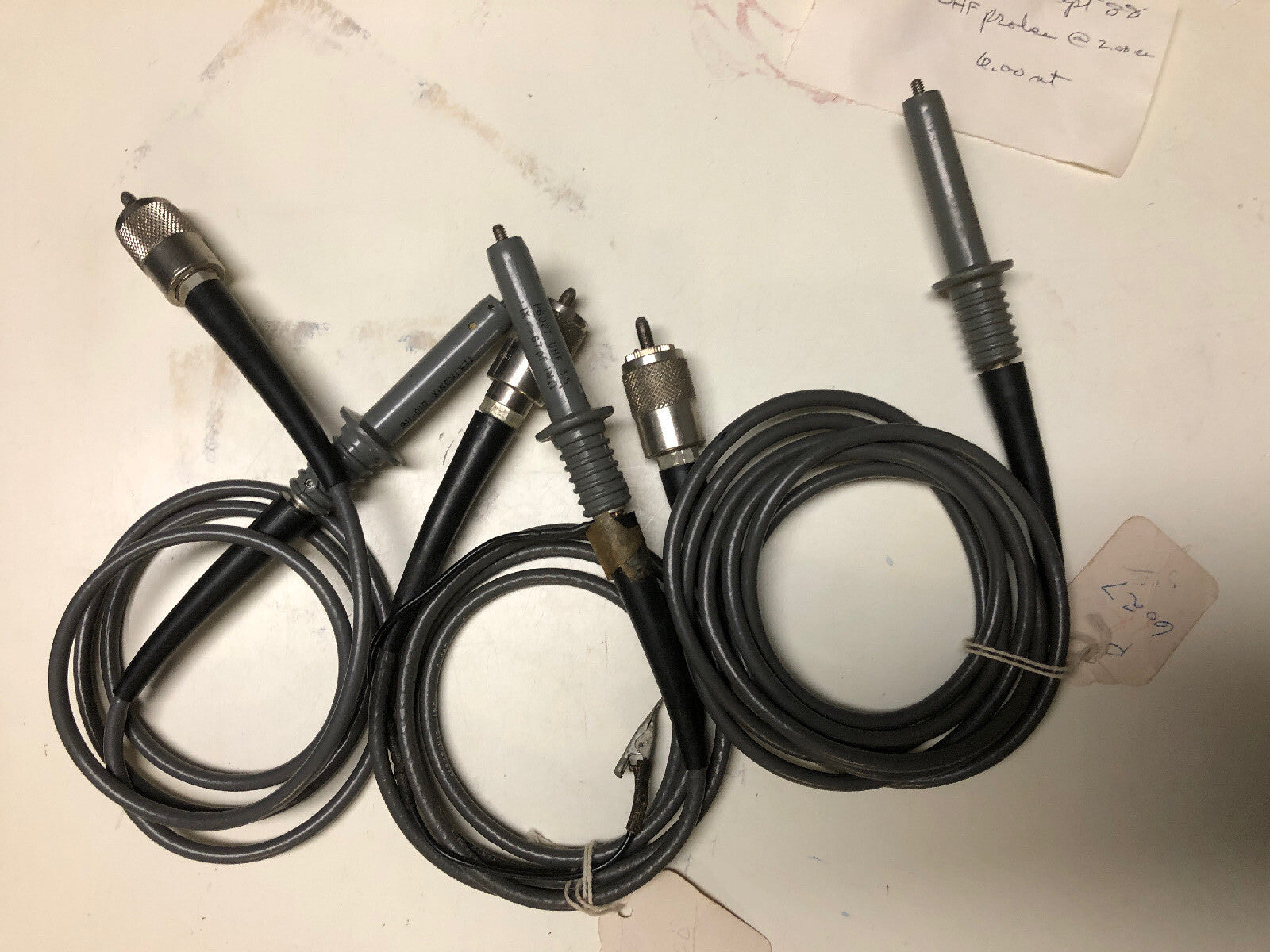 3 Lot TEKTRONIX PROBES FOR OSCILLOSCOPE USE P60270