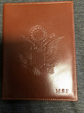 MSF Shvigel Leather Passport Cover Holder for Men & Women Passport Case Brown0