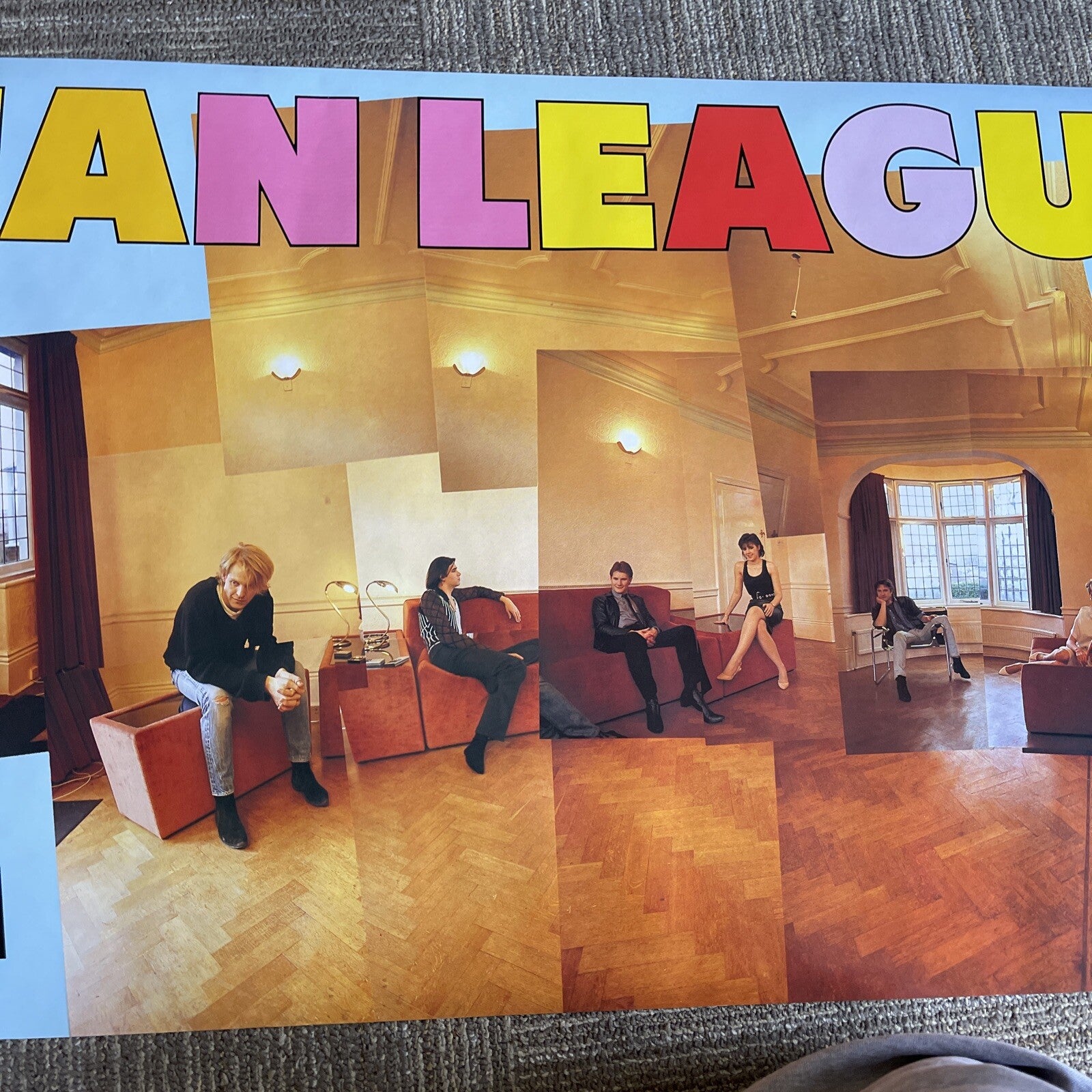 #63 The Human League Hysteria! 1984 A&M Records Original Record Promo Poster8