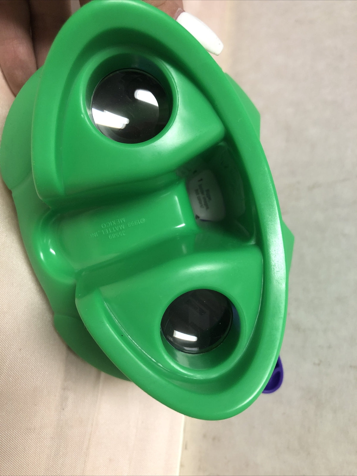Vintage 1998 MATTEL Green View-Master 3D + 1 Reel2
