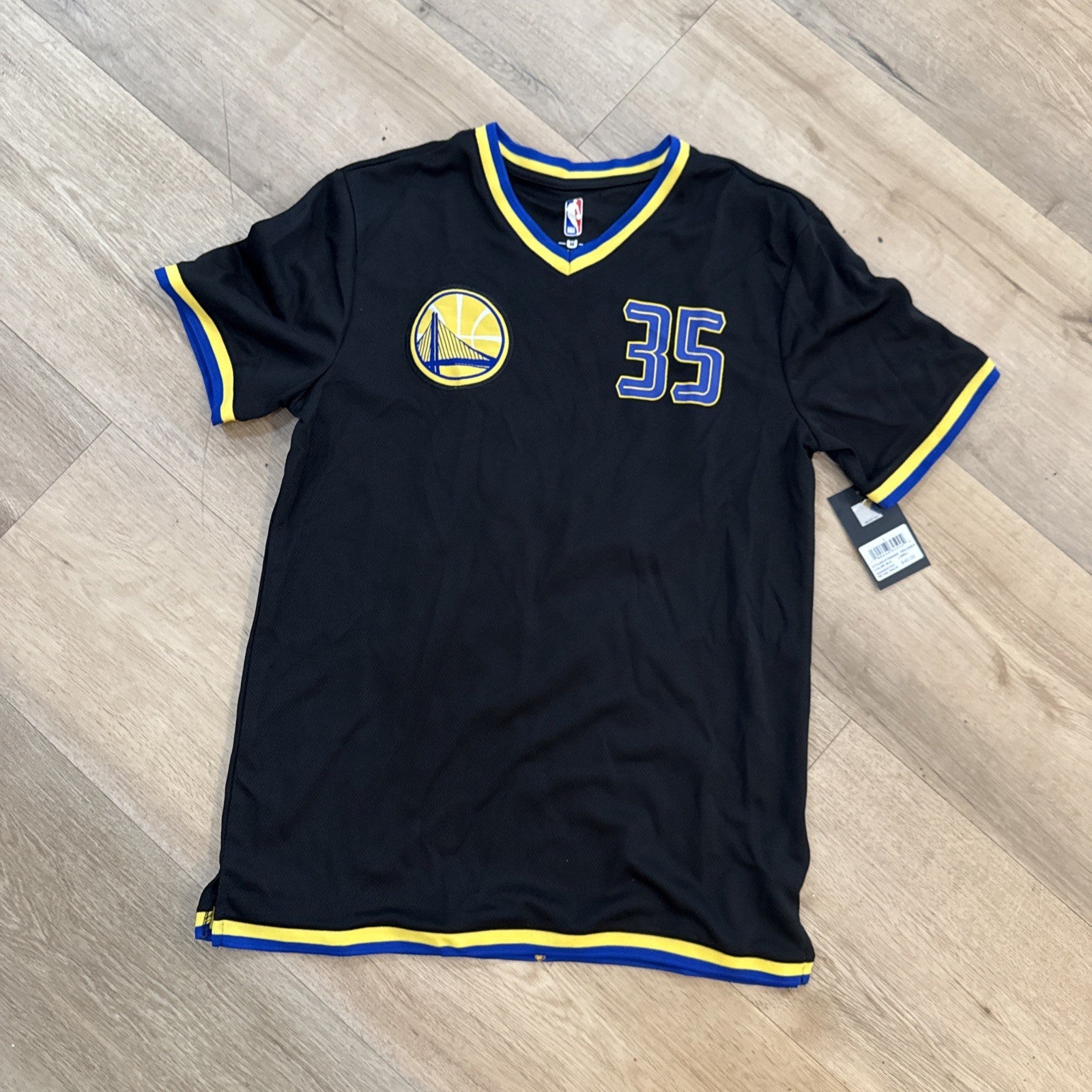 Kevin Durant Golden State Warriors Jersey Shirt Size Small Black 35 Basketball0