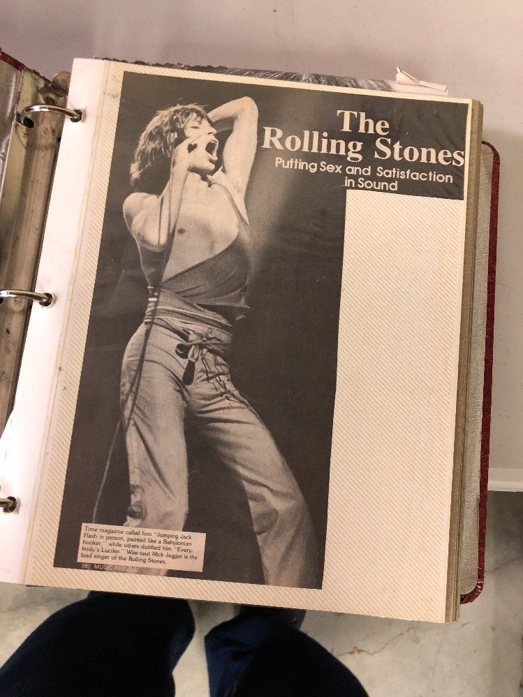 The Rolling Stones Scrapbook Album Cut-outs Photographs. Cool Little Album2