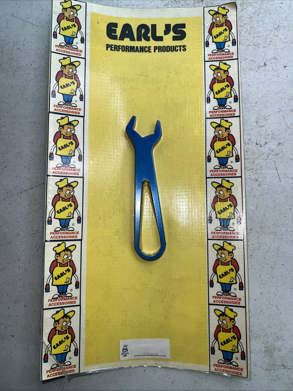 Earl’s 230408 AN Fitting Wrench – Blue Aluminum Line Wrench NOS Sealed0