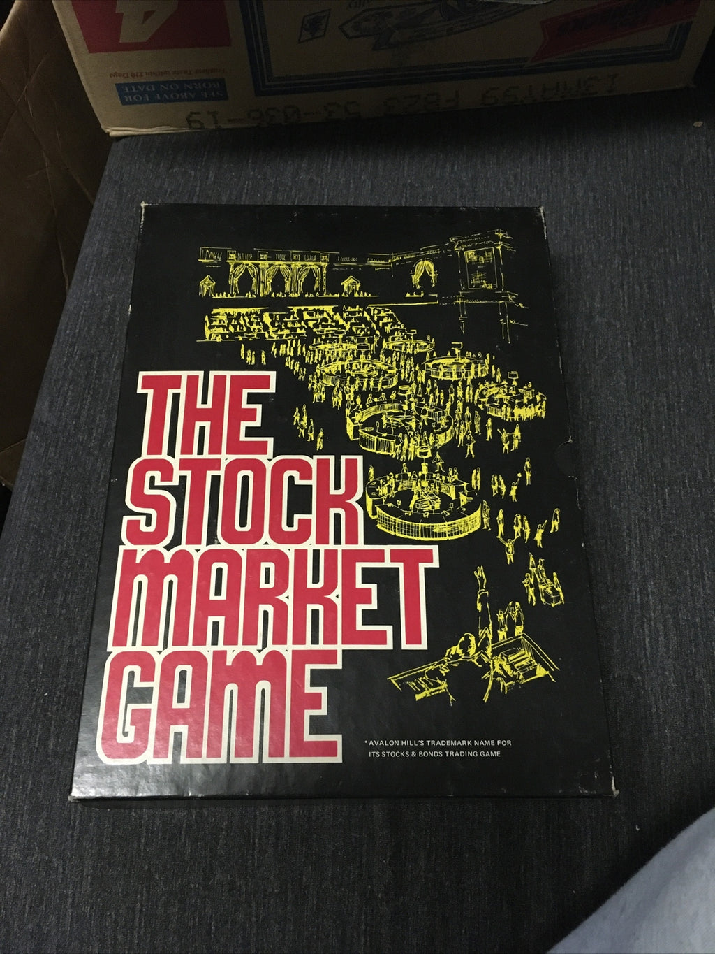 Vintage 1970 The Stock Market Board Game Avalon Hill Book Case Edition NIB0