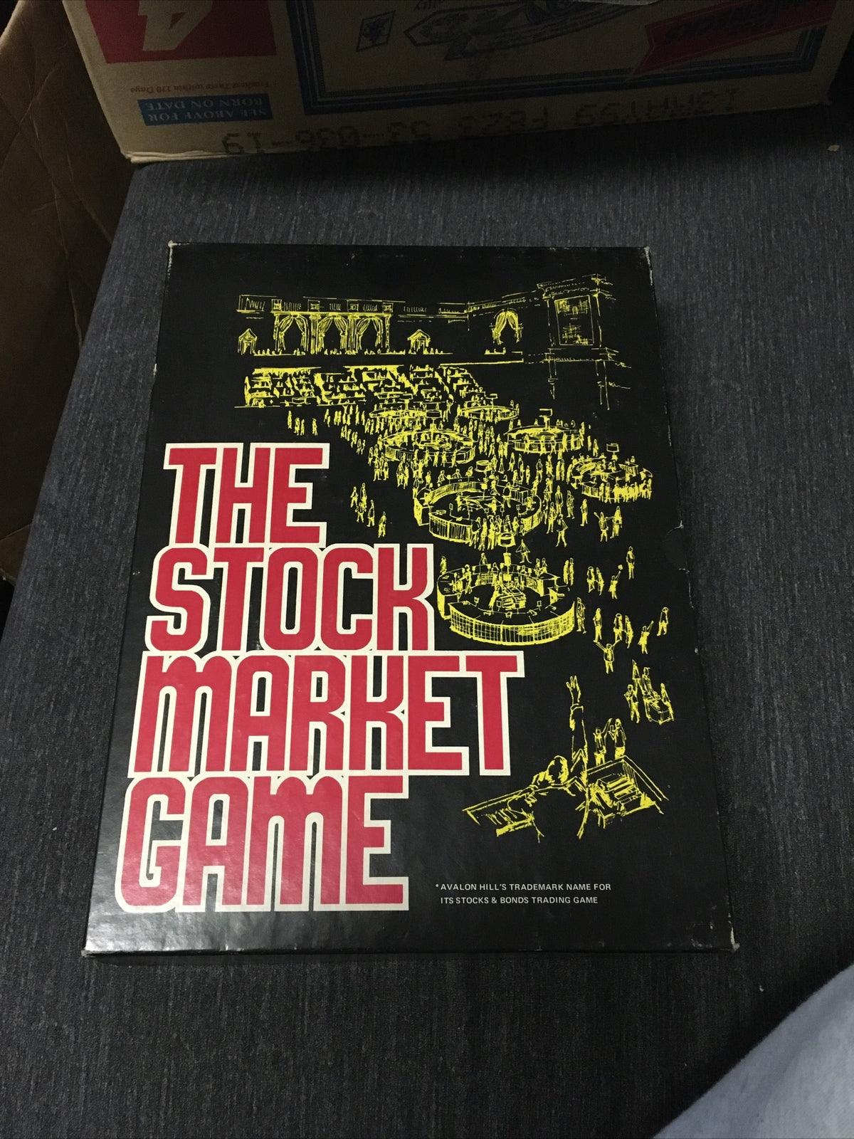 Vintage 1970 The Stock Market Board Game Avalon Hill Book Case Edition NIB0