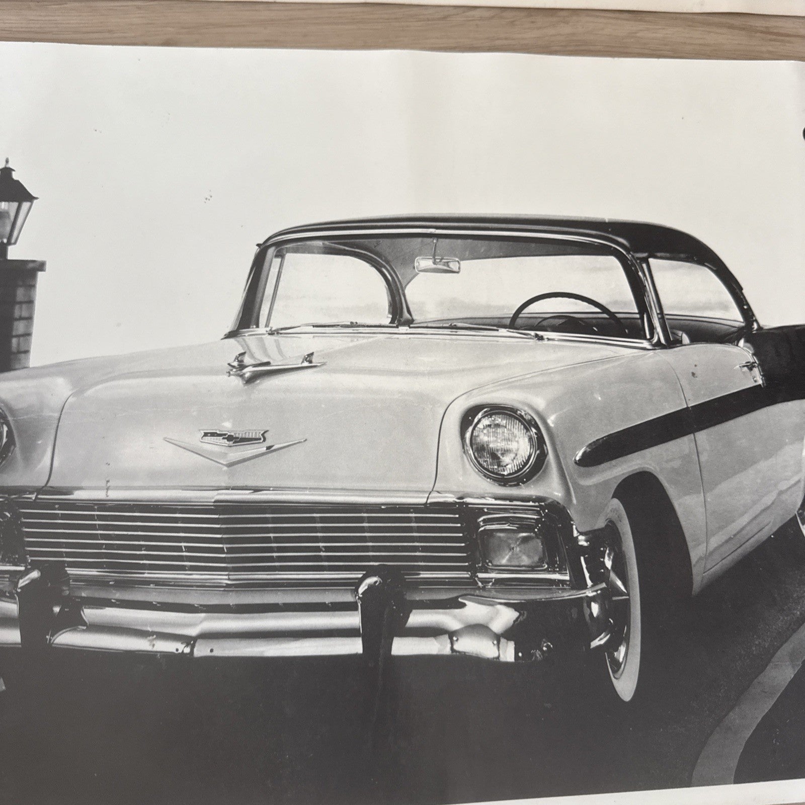 2 Original 1956 Chevy Car Official Dealership Promo Photographs2