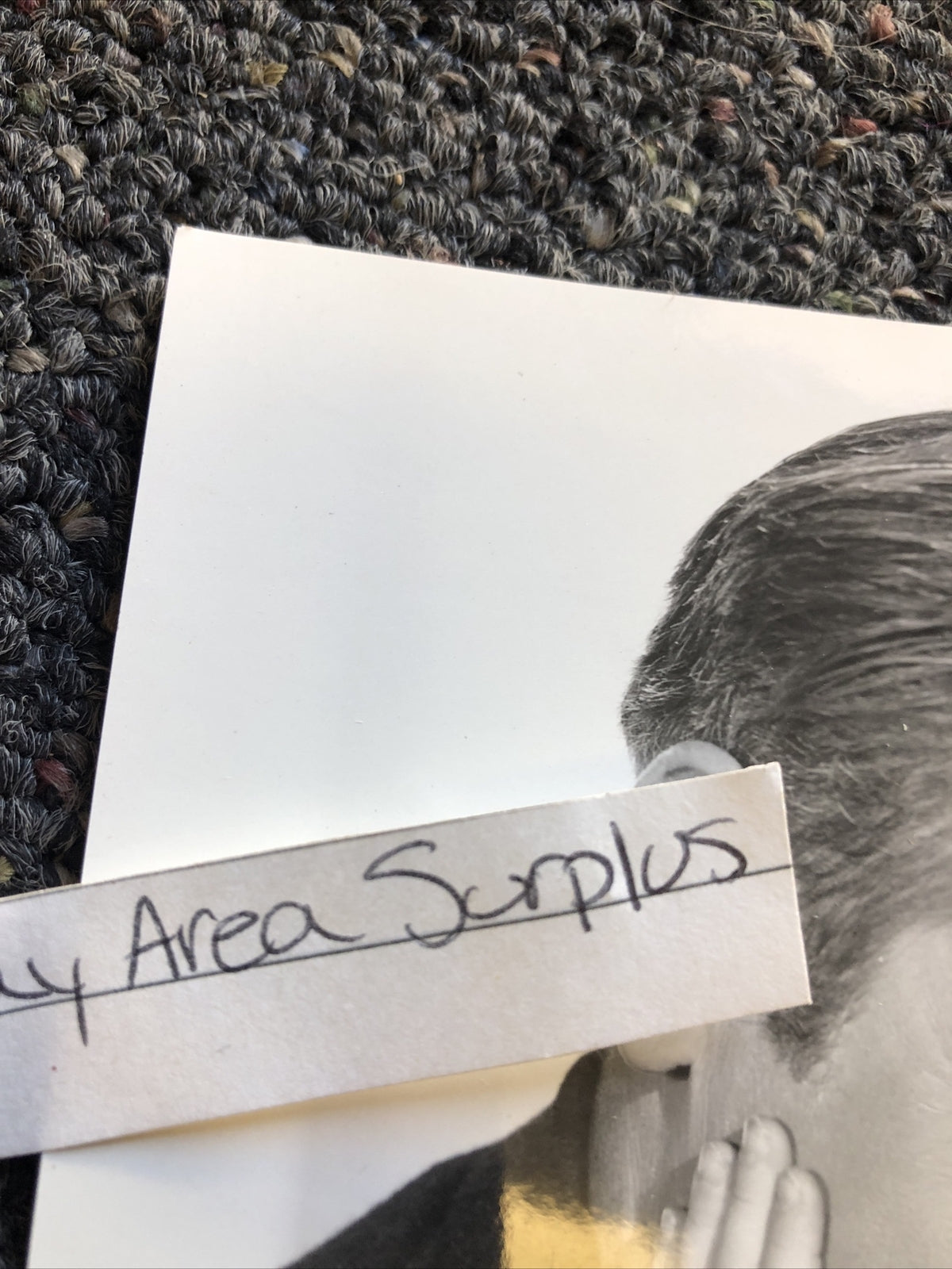 Rare Original Unpublished Early Photo Of Shirley Temple & Adolphe Menjou 7”x7”2