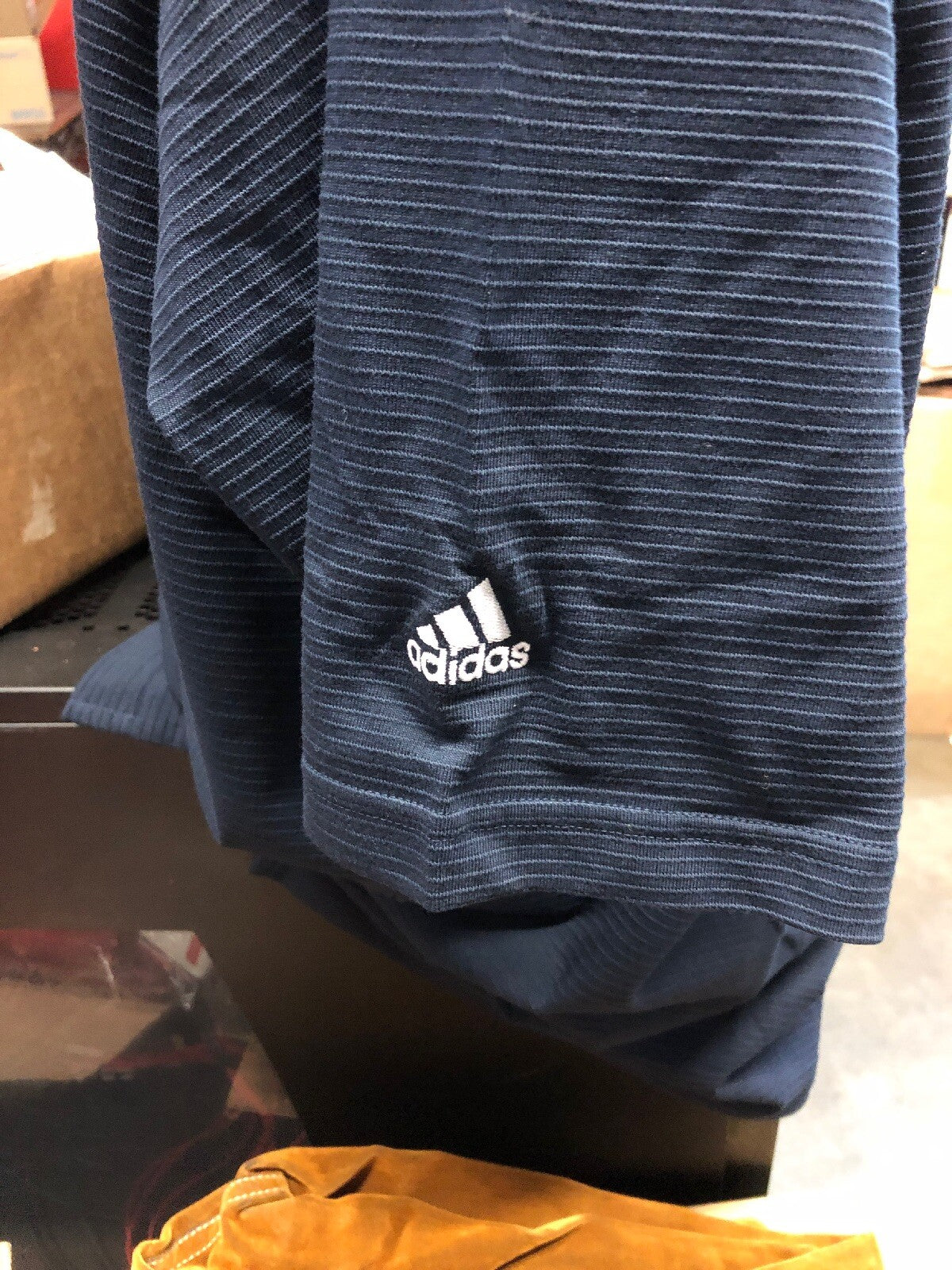 ADIDAS MEN'S GOLF POLO SHIRT, SIZE: XX-LARGE, COLOR: NAVY KBW Custom Made2