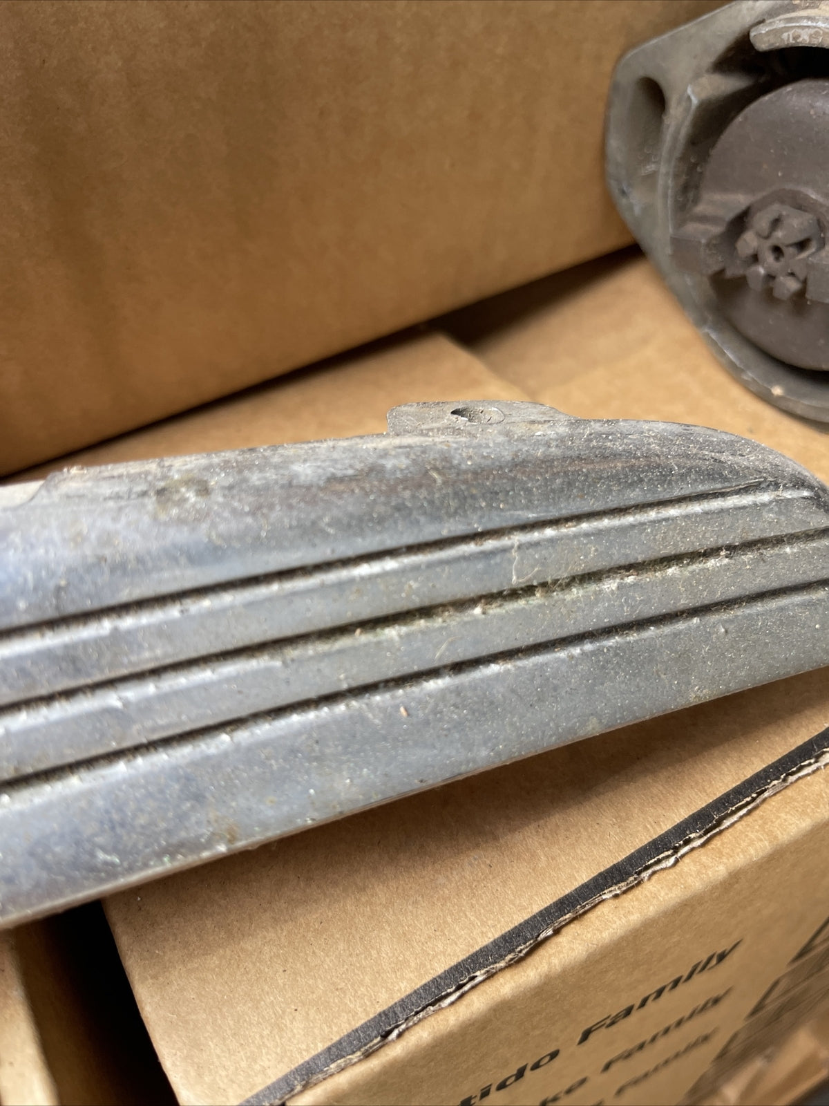 Rare - 1948 Buick Hood Emblem Chrome Trim Piece # 1336913 - Great Look3