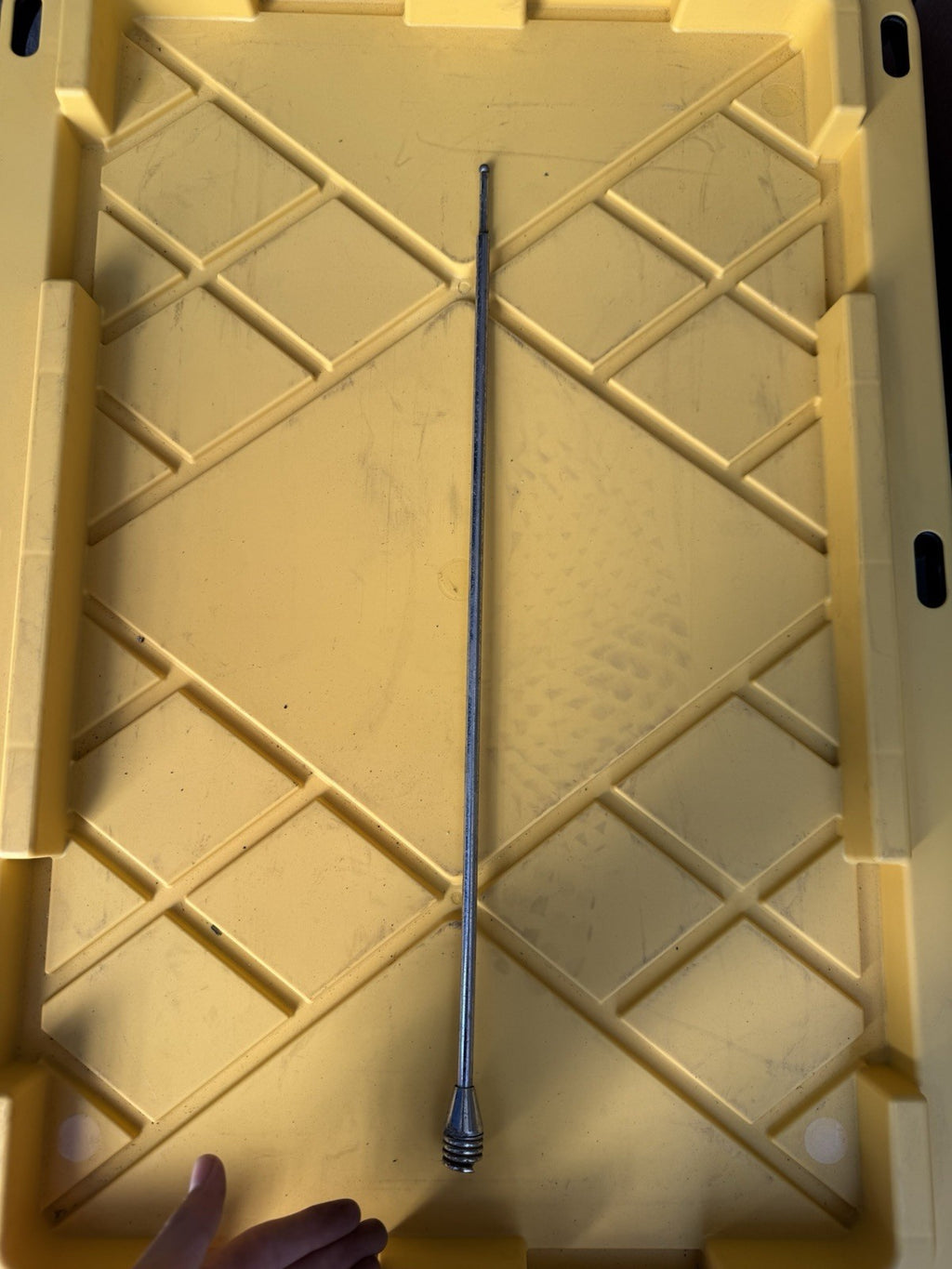 Vintage NOS Chevy Ford & more 21”-38” TELESCOPING Antenna Mast0