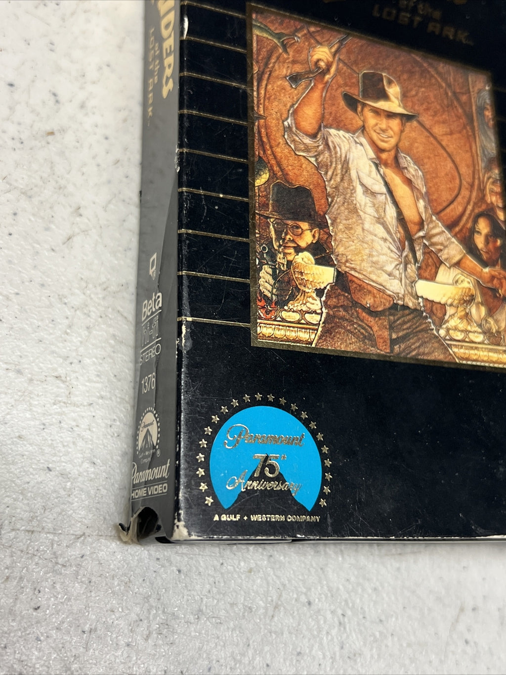 RAIDERS OF THE LOST ARK INDIANA JONES VHS HARRISON FORD SPIELBERG RARE BETA9