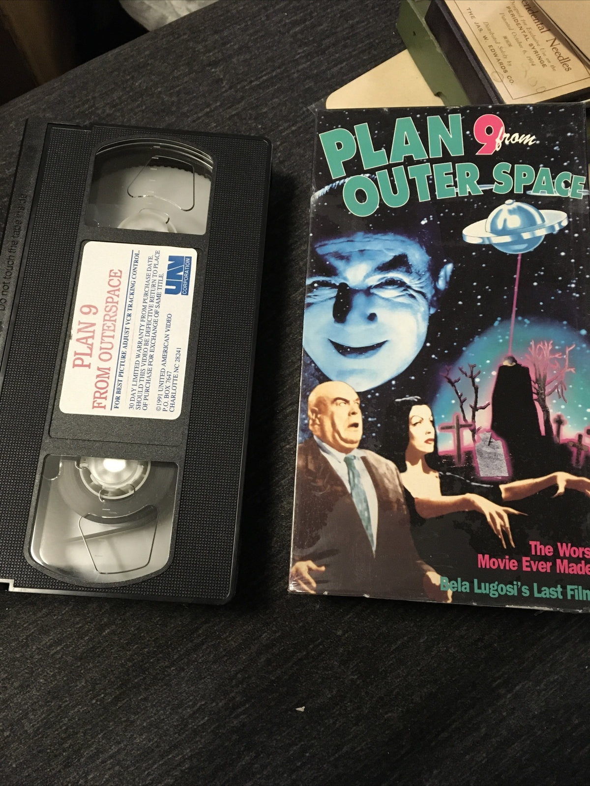 Original Rare PLAN 9 FROM OUTER SPACE ED WOOD VAMPIRA  Science Fiction Sci-Fi3