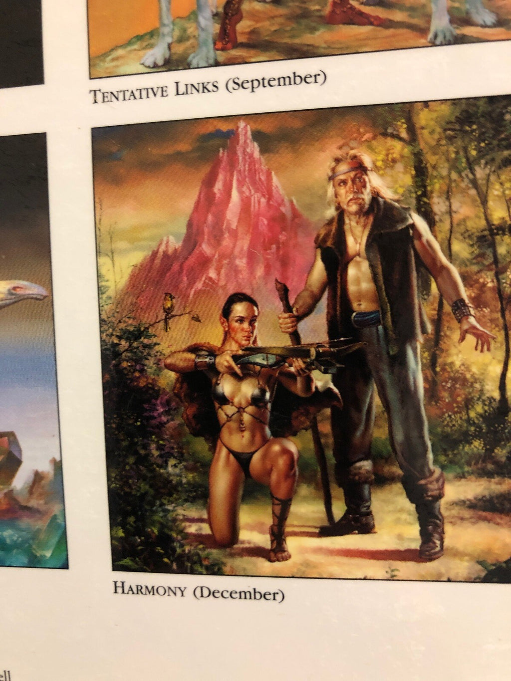 Authentic 2004 Boris Vallejo & Julie Bells Fantasy Wall Calendar NEW4