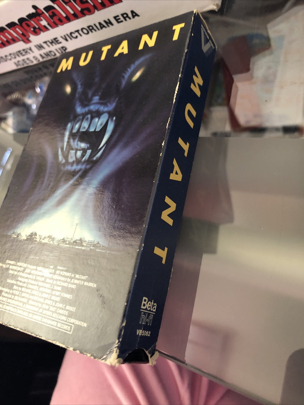 MUTANT Lee Montgomery Jody Medford R 1985 Vestron BETA MAX TAPE Not VHS2