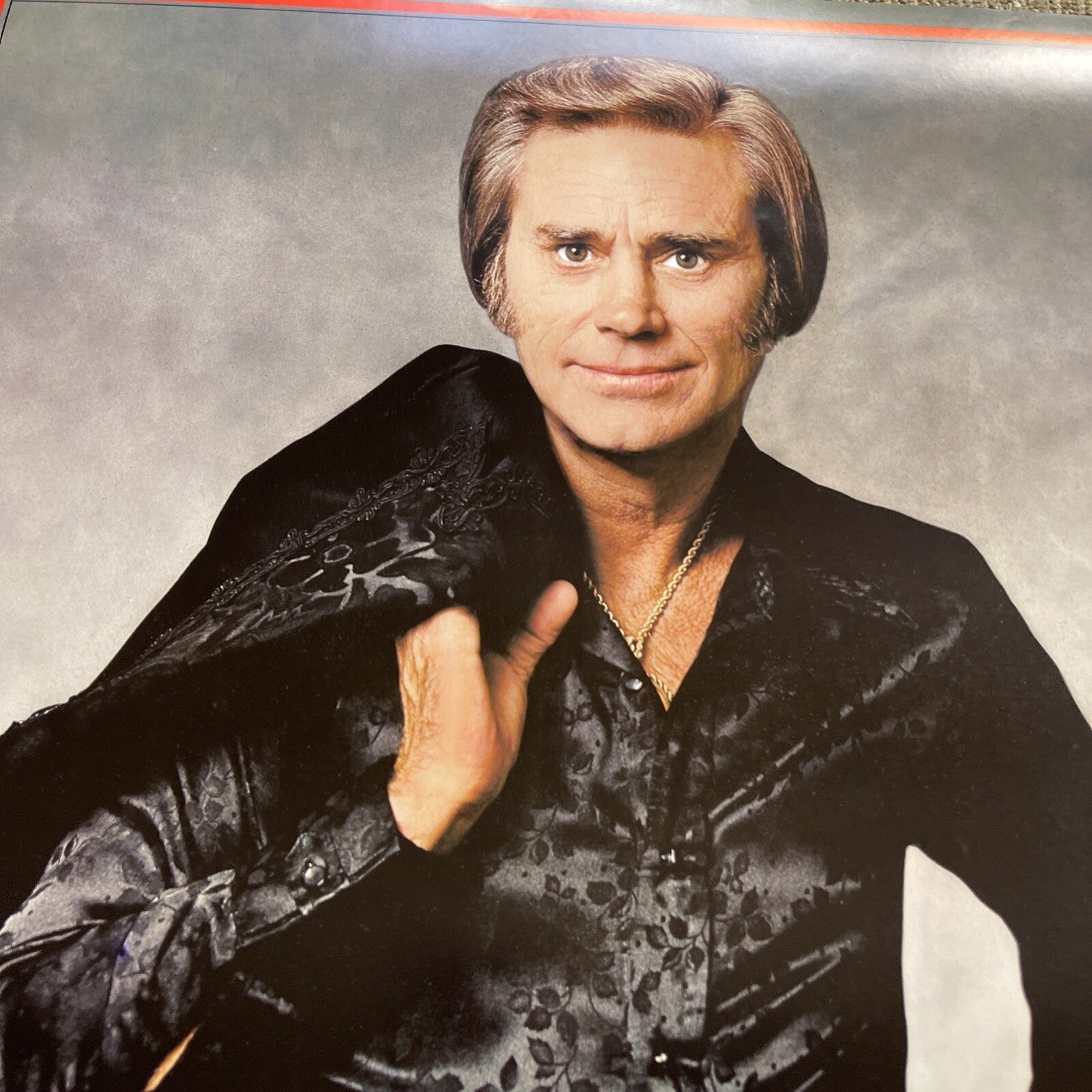 #199 1981 George Jones same ol me 1981 Record store Promo poster 28x24”4