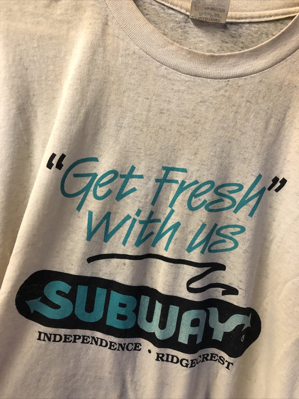 Vintage Subway T-Shirt “Get Fresh With Us” Size XL2