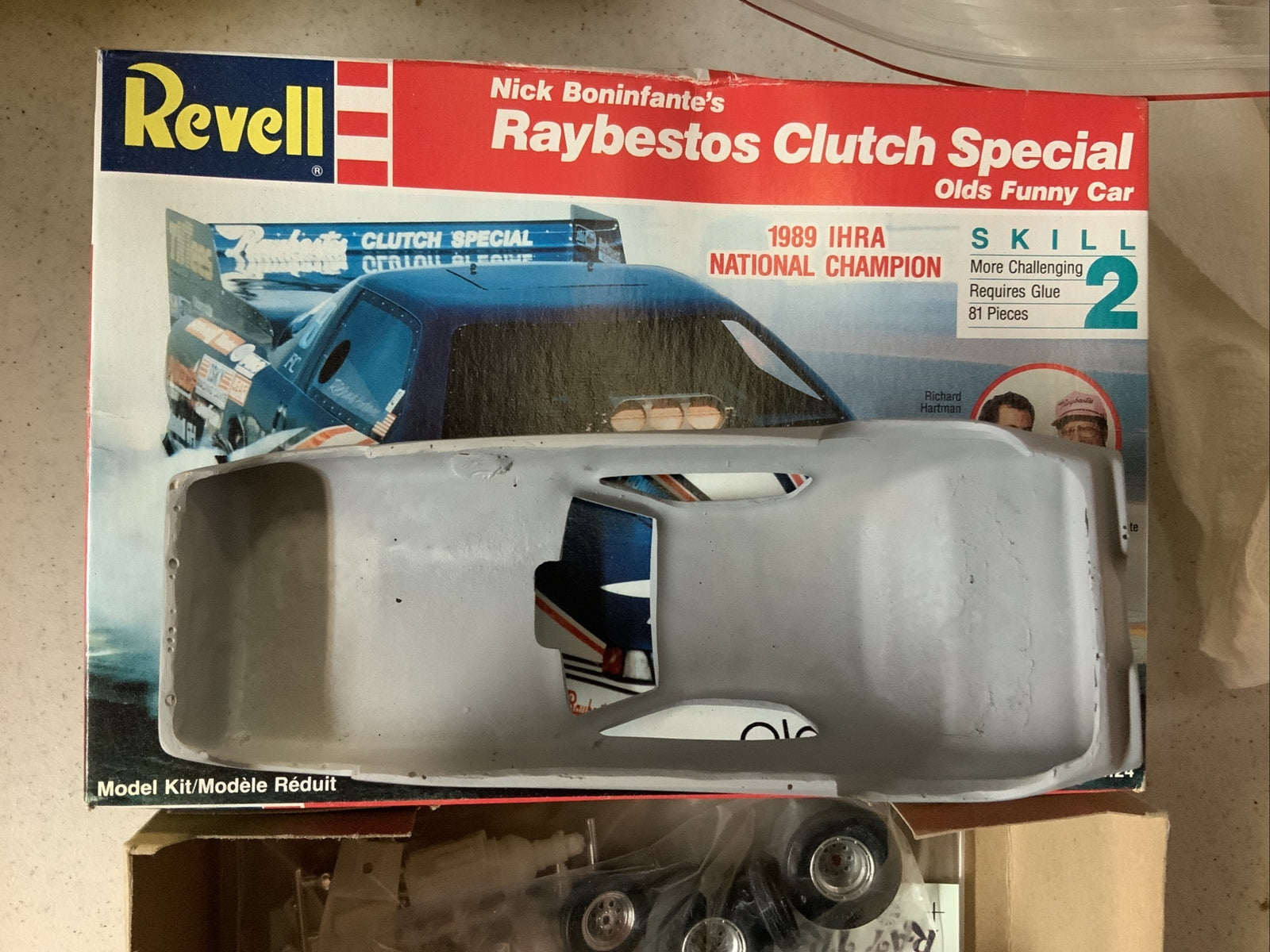 Revell  Nick Boninfante's Raybestos Clutch Special Resin Body model kit5