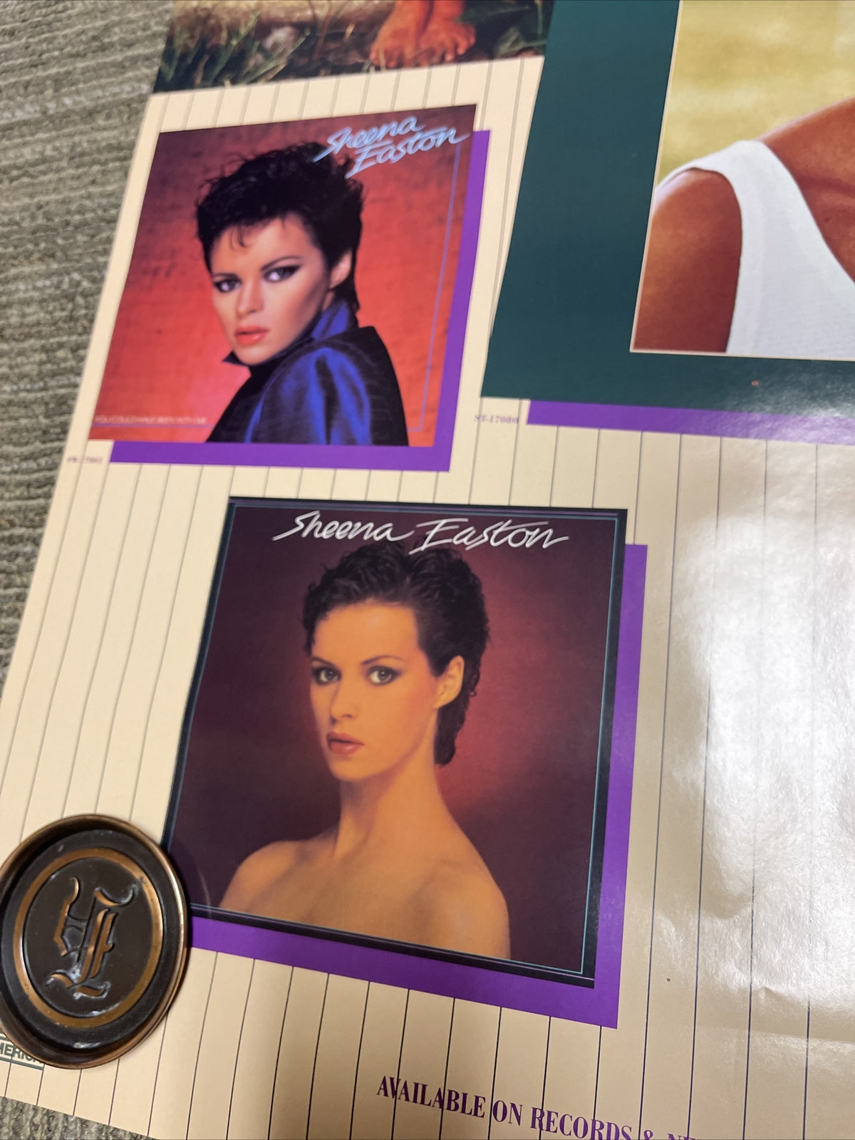 Under  1982 Sheena Easton Record Promo Poster 24x36 For Your Eyes Only Bond4