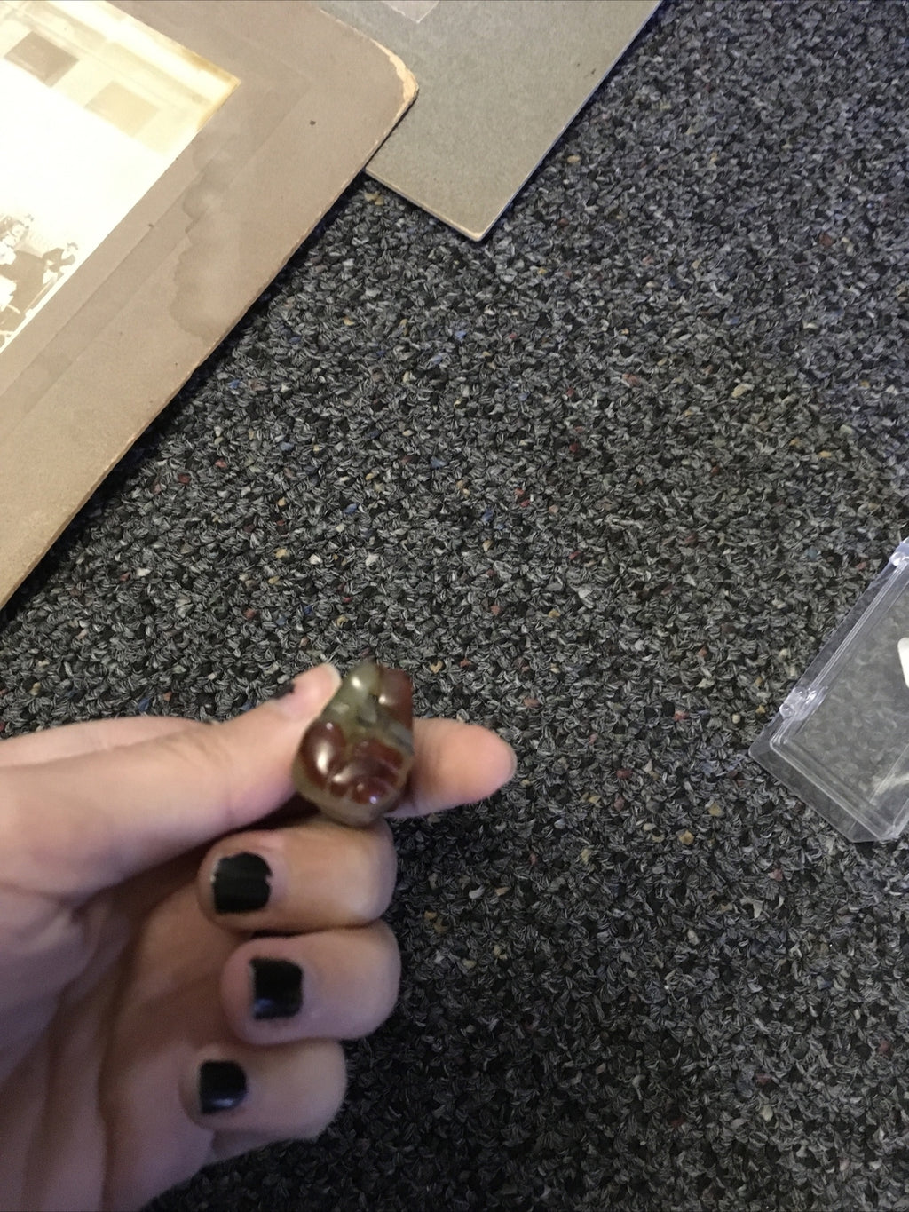 Hand carved Jade Bear Figures3
