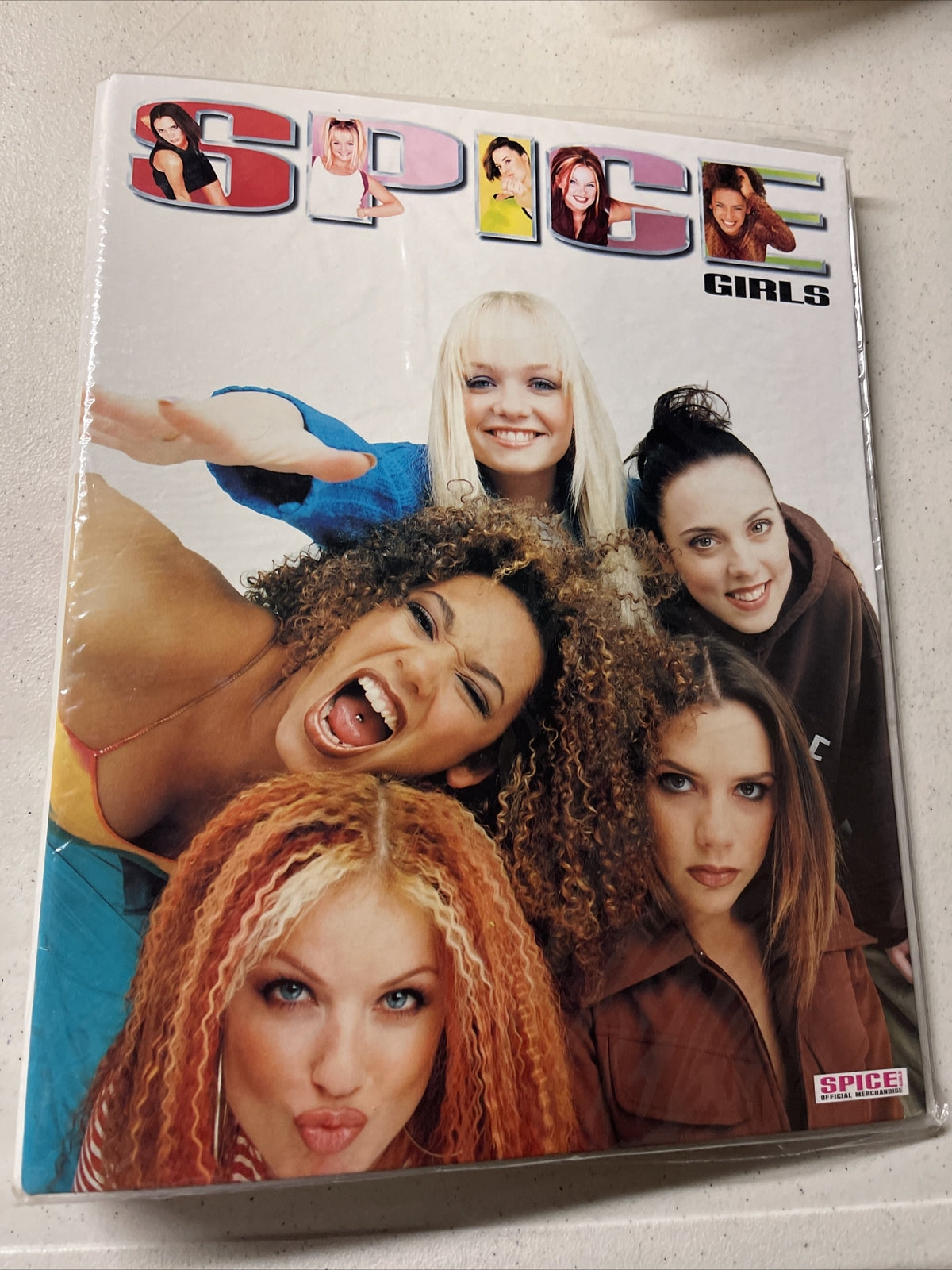 VINTAGE SPICE GIRLS 2 Ring BINDER still in original packaging0