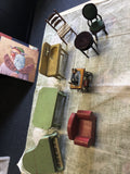 Vintage Dollhouse Furniture Victorian Doll House Accessories Lot Of 80