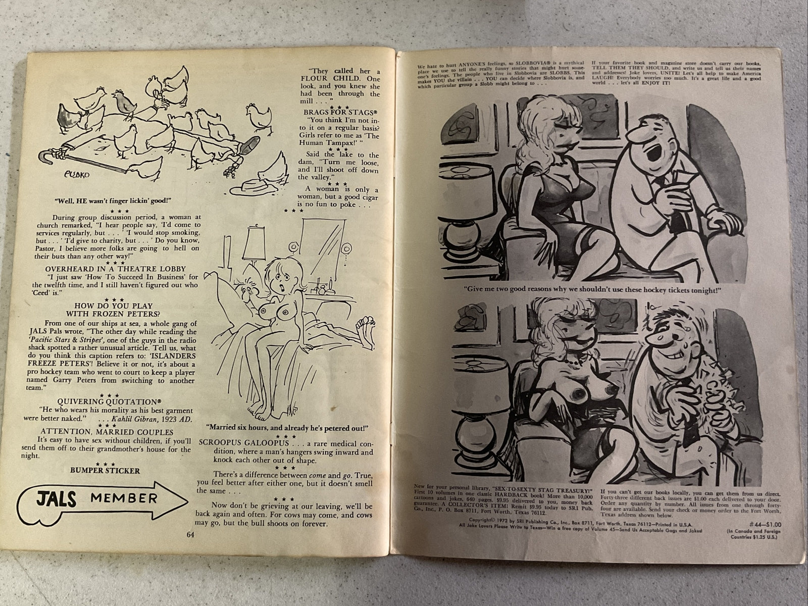 Vintage Comic Books Adult Humor Risque Pierre Davis 1972 Lot11