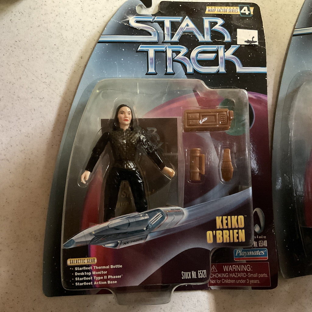 New Lot STAR TREK WARP FACTOR SERIES 4 Andorian , KEIKO O'BRIEN Factory Sealed1