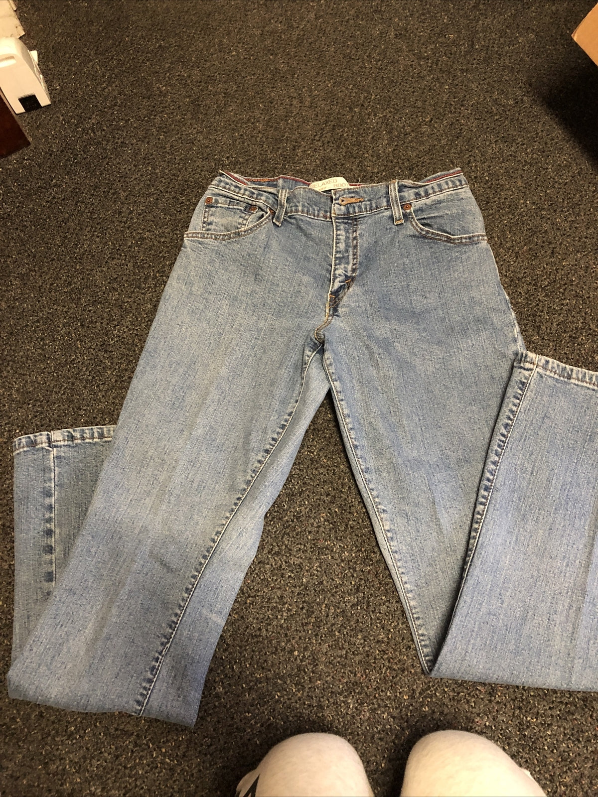 Women's Levi's Relaxed Boot Cut Jeans 550 Size 8M0